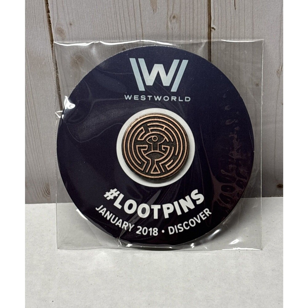 Westworld Exclusive Discover 1" Pin Loot Crate Limited Jan 2018 Collectible NEW